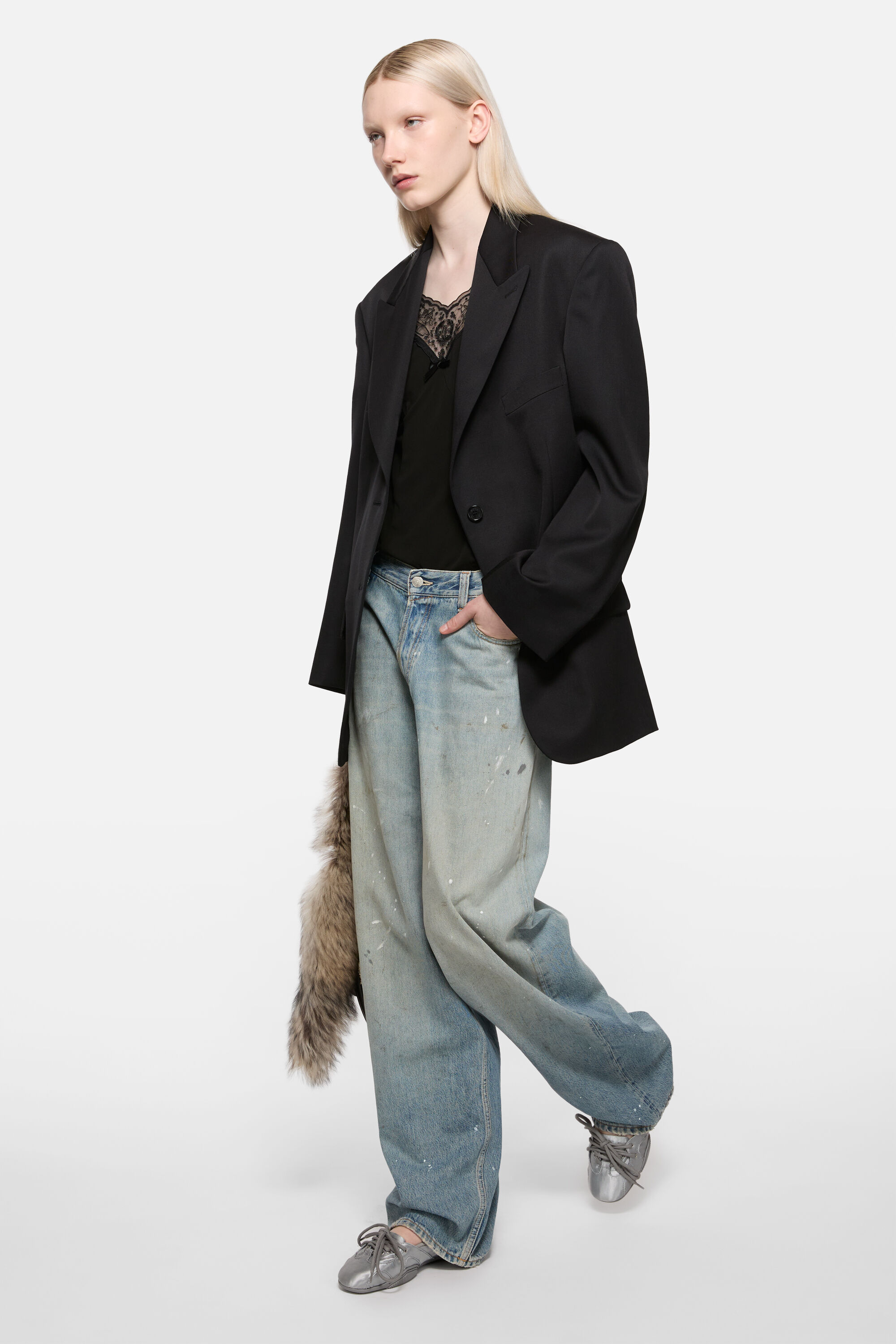 Acne Studios - スーパーバギーフィットジーンズ - 2023F - ライトブルー