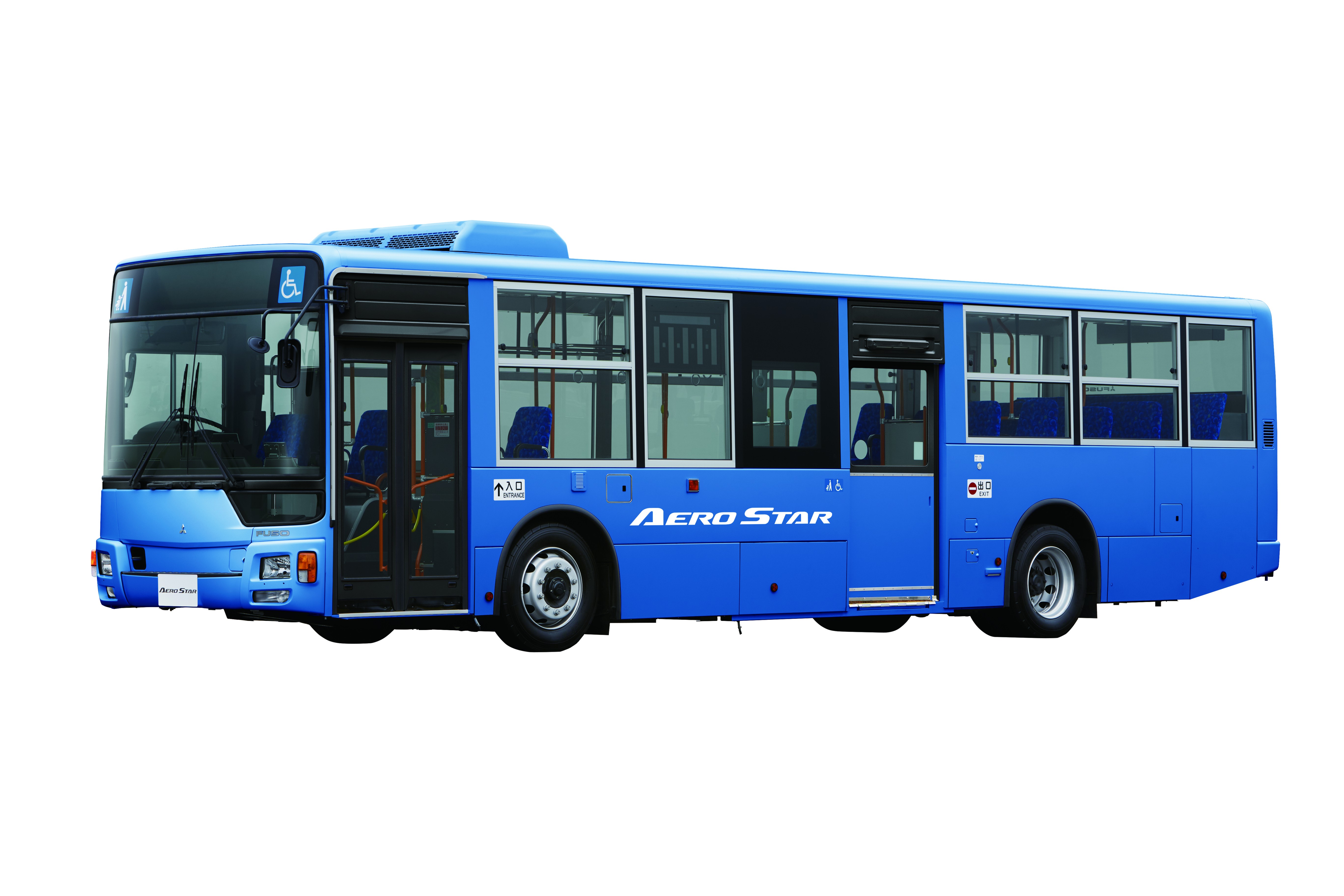 三菱大型路線バス「エアロスター」引戸 ｜アルナ輸送機用品株式会社
