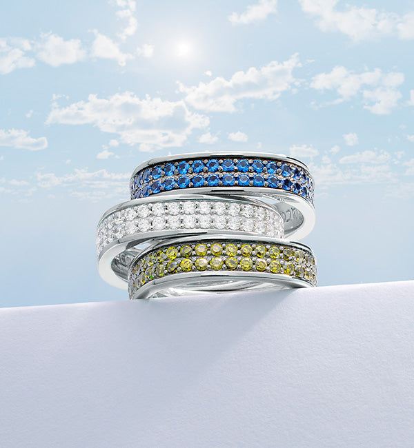 パヴェ ピンクマザーオブパール フルハート リング | APM Monaco