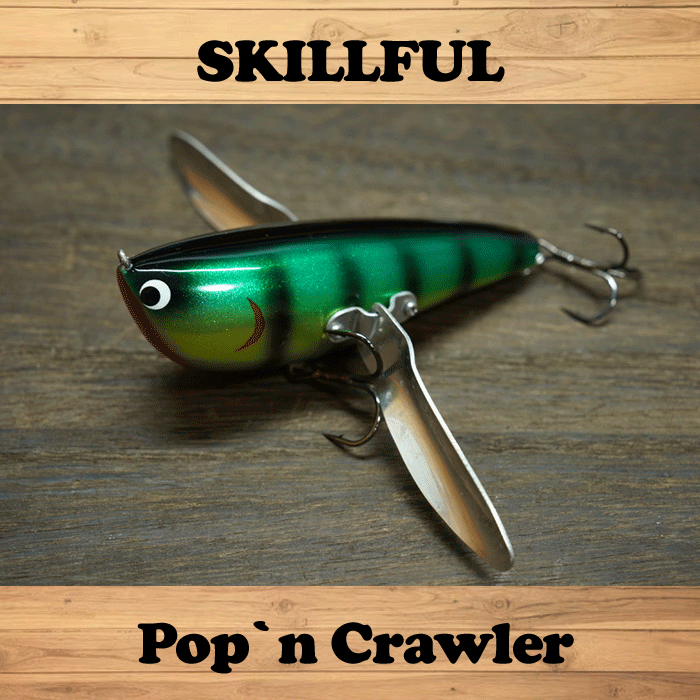 スキルフル ポップンクローラー - 【バス・トラウト・ソルトのルアー
