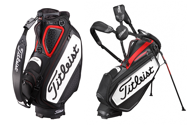 タイトリスト】人気ツアーモデル エナメルレッド 10型 ゴルフキャディ