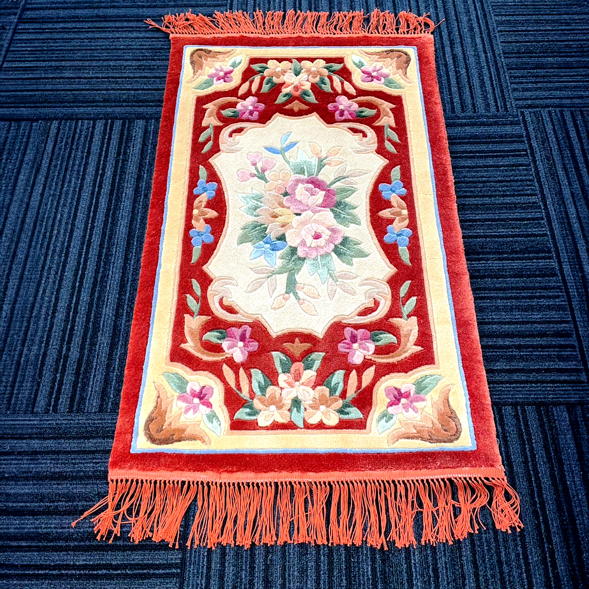 LX23 中国緞通 シルク 45×75 120段 | じゅうたん売場 ギャンジィー