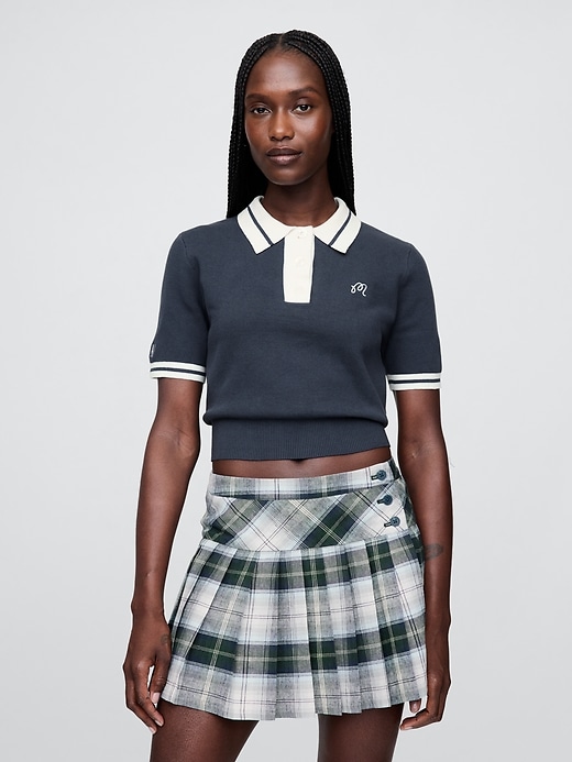 Gap × Malbon Crop Polo Sweater | Gap
