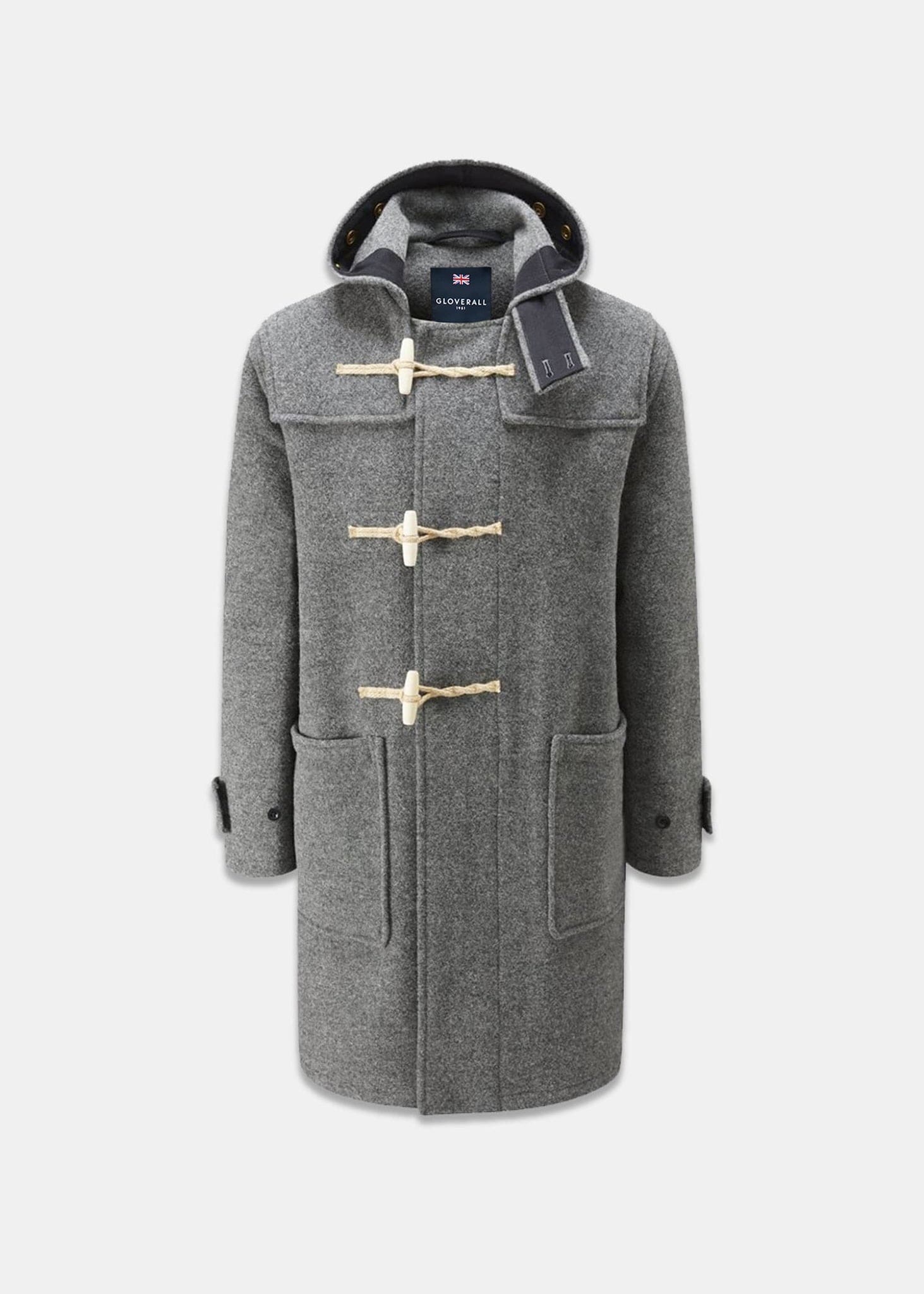 Men's Original Monty Duffle Coat Grey - Gloverall – Gloverall