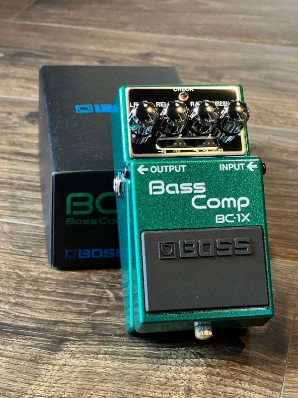 Boss BC-1X Bass Compressor Pedal Settings - Guitar Chalk