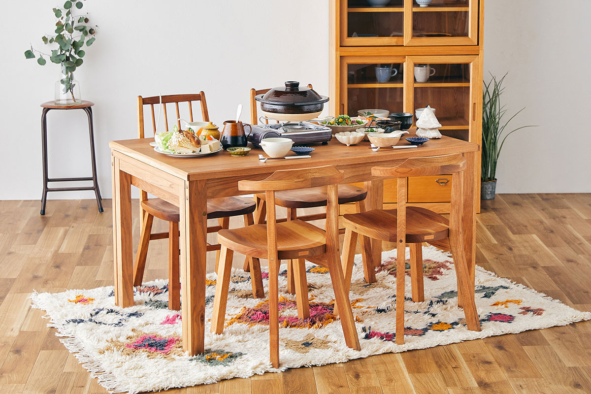 Aki（アキ）エクステンションテーブル｜幅130～210cm ｜ダブルデイ