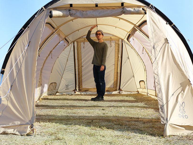 廃盤】DOD カマボコテント2 タンカラー 【公式通販】 DOD カマボコ