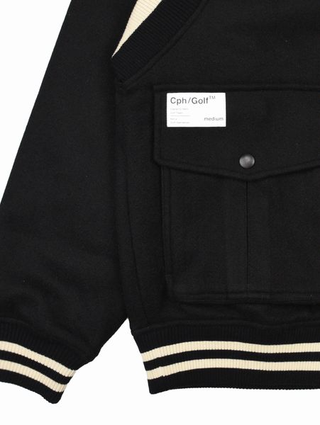 Captains Helm Golf / CPH/GOLF CLUB JACKET -Black-