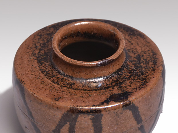 瀬戸茶入 銘「芦乃屋」 小堀宗慶箱書 象牙蓋 仕覆3 | 古美術ささき