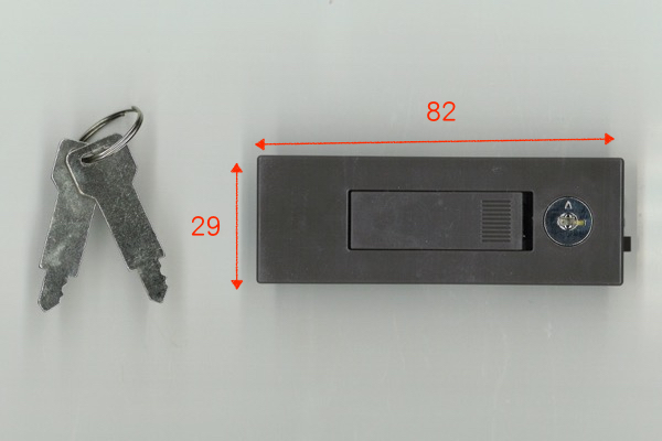 小池ガラス店 / 換気用ストッパー(鍵付き キー番号:1) 色:KG(ブラック