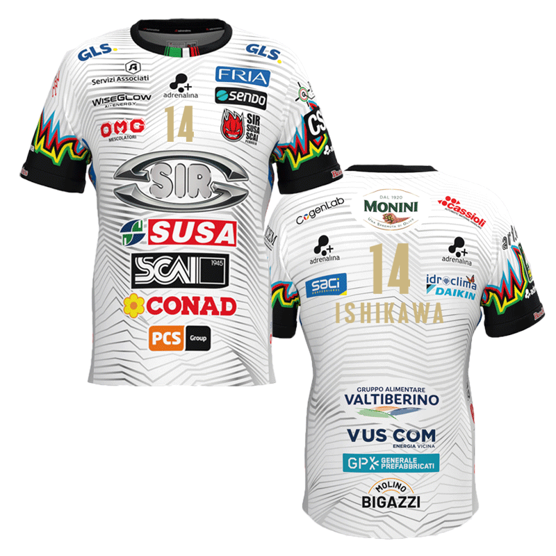 バレーボール イタリア セリエAセーフティペルージャ 2024-25試合用