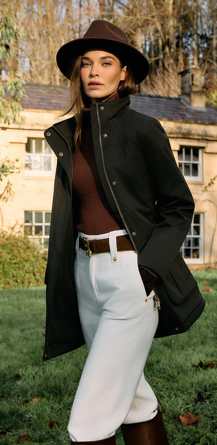 Full Length Marlborough Trench Coat (Chocolate Suede) – Holland