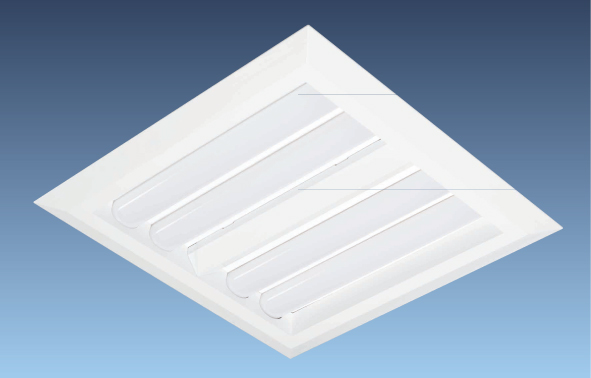 一体形LEDベース器具スクエアタイプ直付・埋込兼用形下面開放(NE324AN
