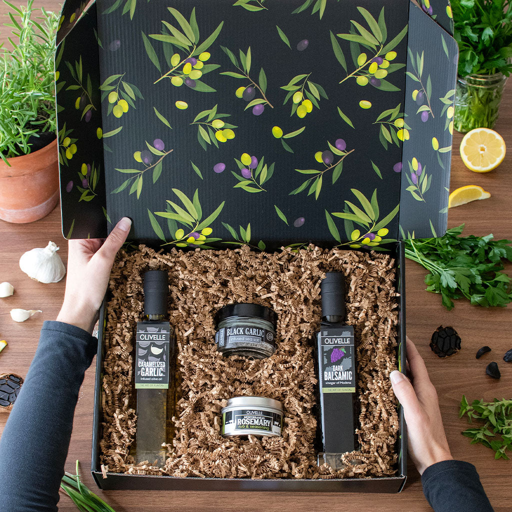 Fresh Herb & Garlic Chimichurri Steak Recipe Gift Kit | Olivelle