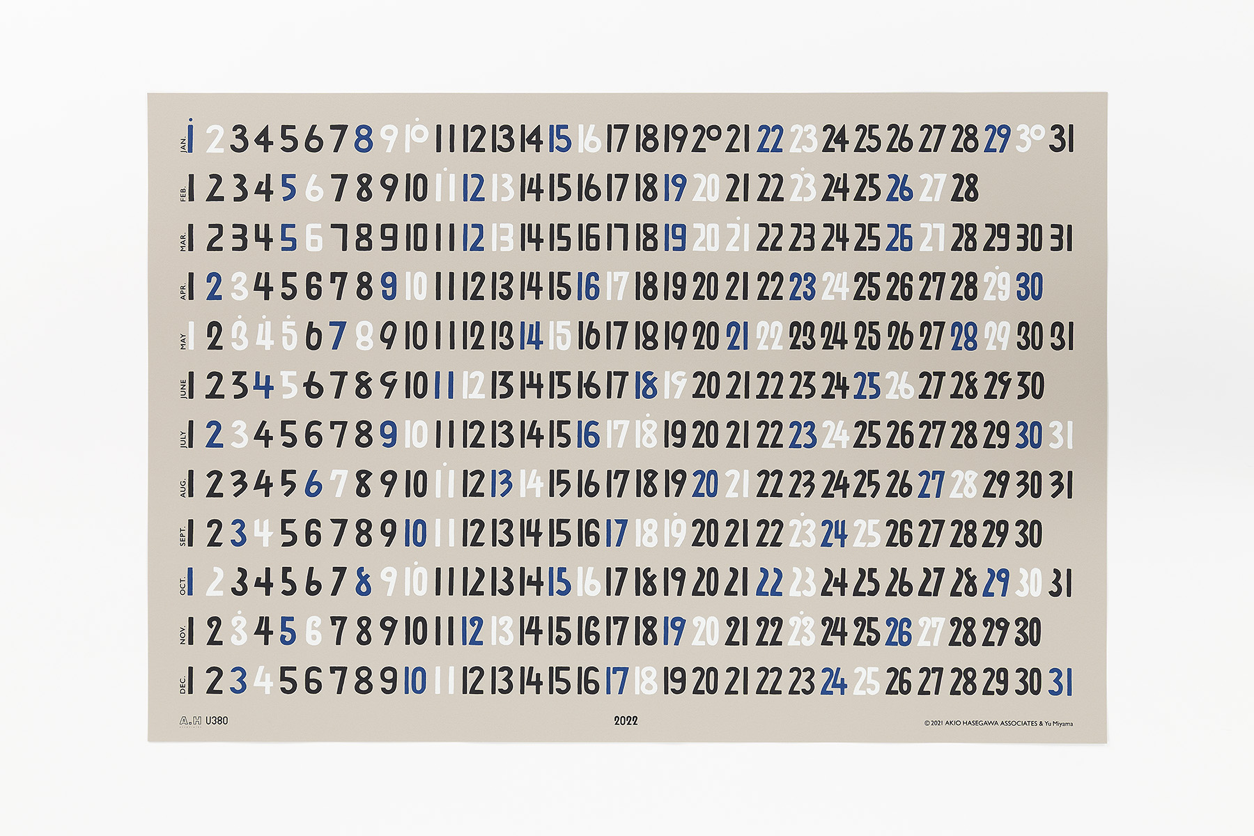 AKIO HASEGAWA + YU MIYAMA CALENDAR 2026 | GRAPH Co. Ltd. | グラフ