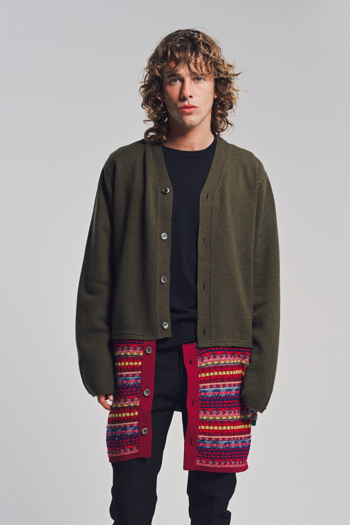 COMME DES GARCONS HOMME PLUS | SPLIT CARDIGAN