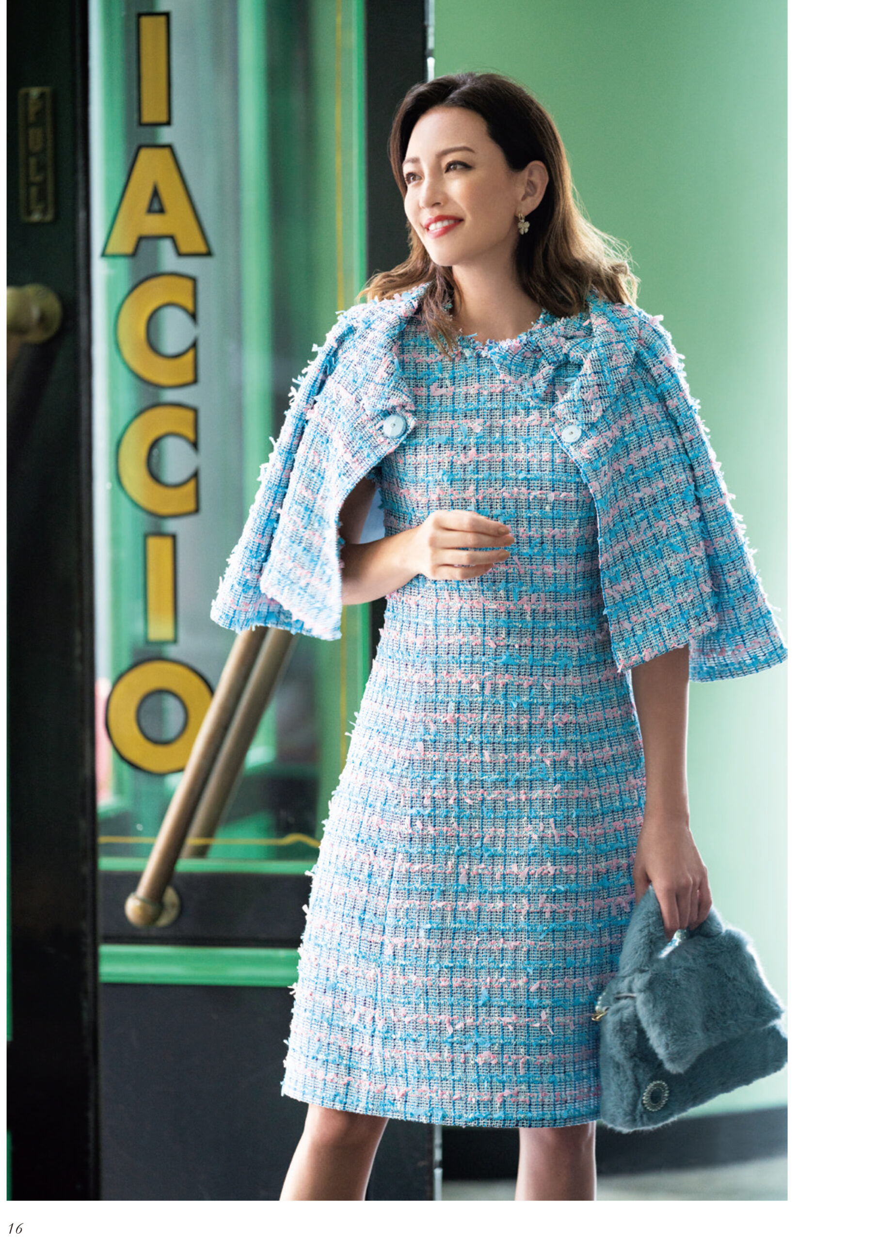 M´S GRACY チェック柄ノースリーブワンピース 40 M'S GRACY エムズ