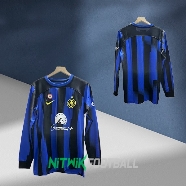 インテル ユニフォーム 長袖 2023-2024 ホーム | NITWIKFOOTBALL
