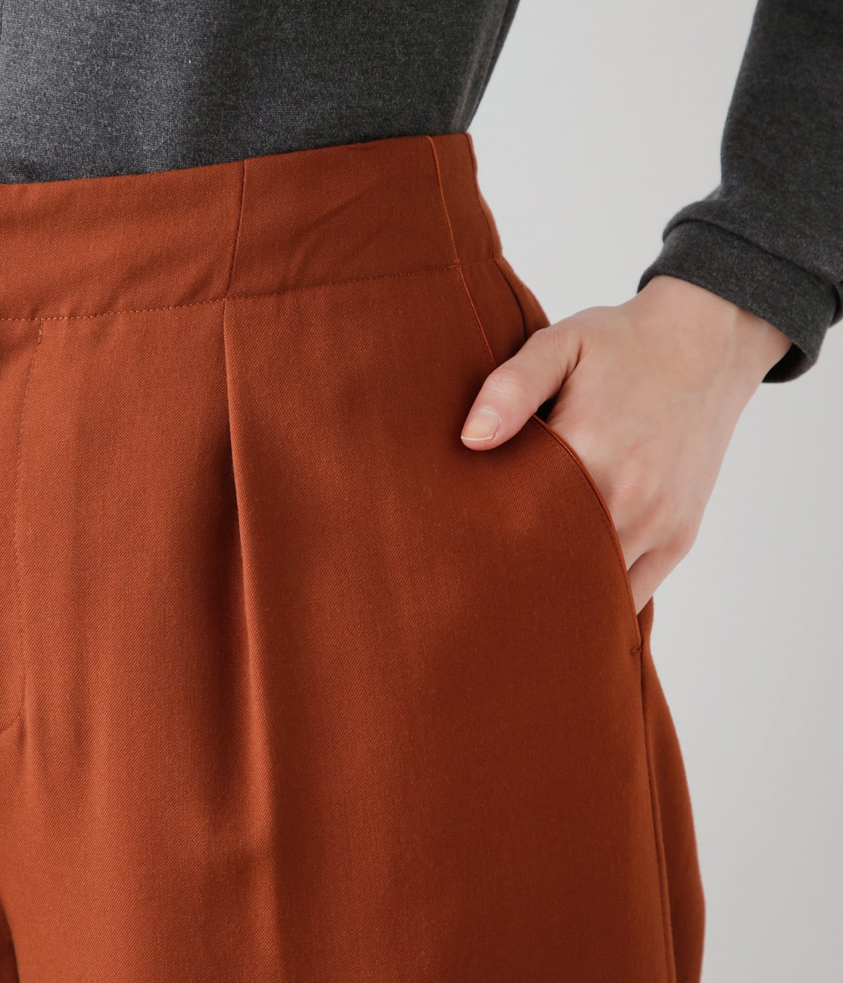 L】TWクリアツイル ガウチョパンツ(54333156-2024)｜ファッション通販