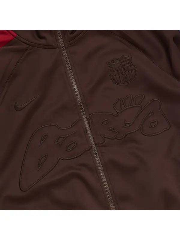 Travis Scott X FC Barcelona Retro Zip Anthem JacketShop Celebs Wear