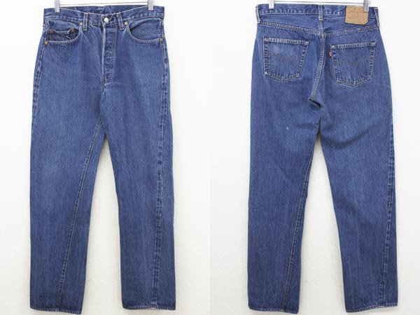 80s USA製 Levi'sリーバイス 501 赤耳 デニムパンツ w34 L36