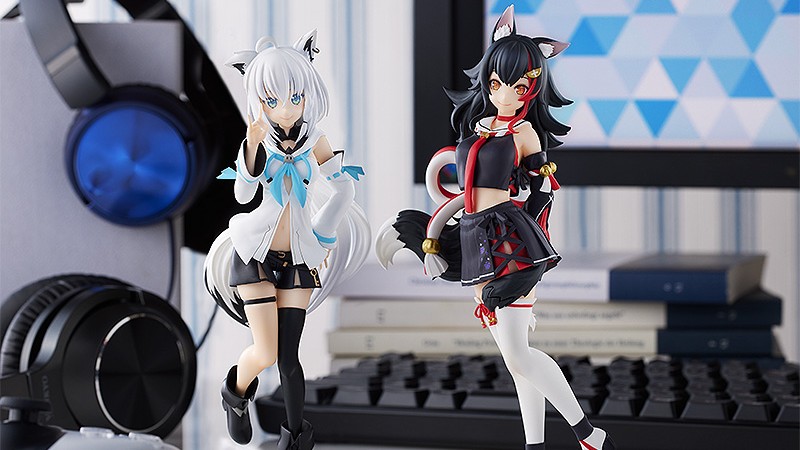 Shirakami Fubuki and Ookami Mio Pop Up Parade Figures Dated