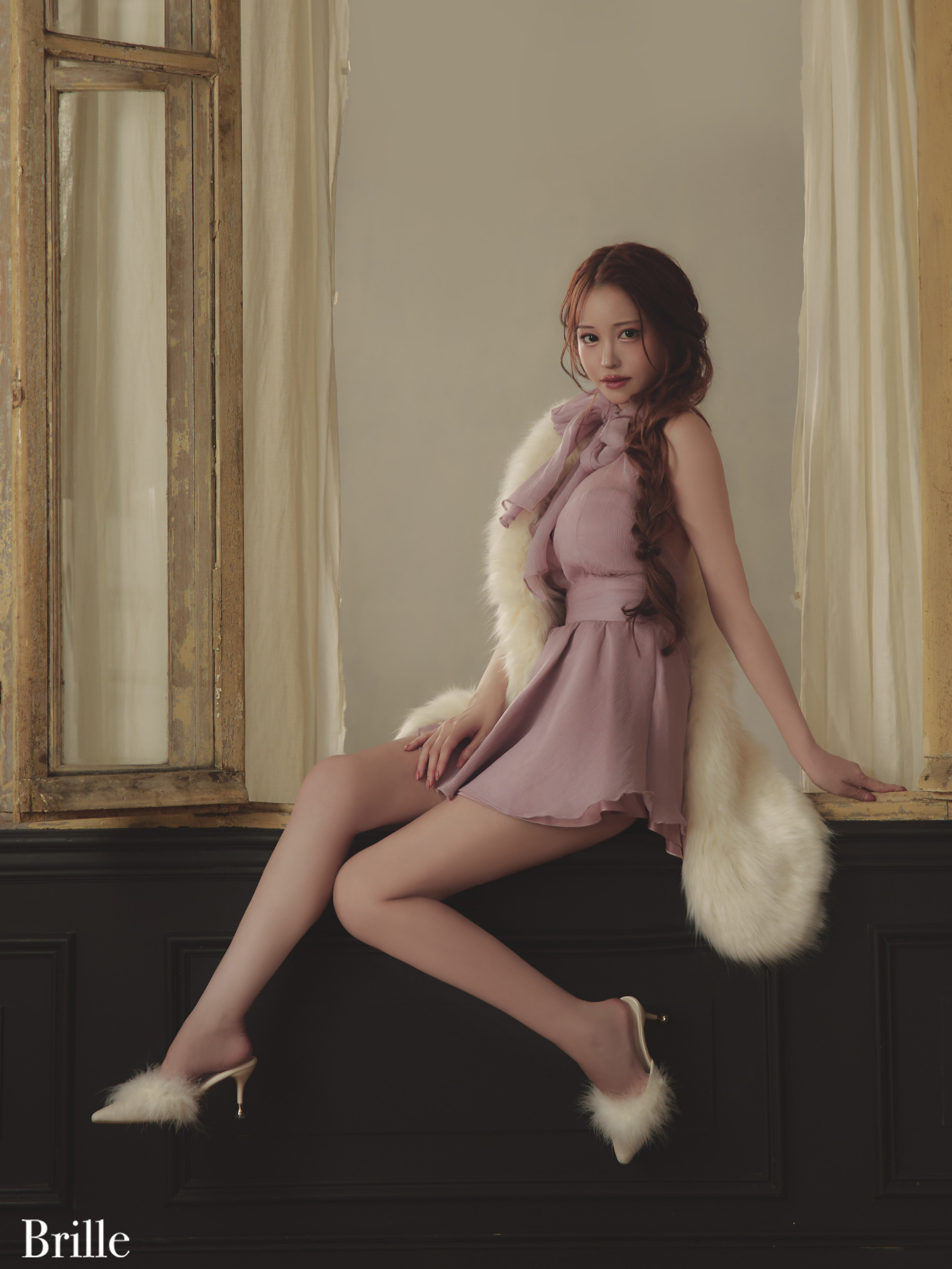 予約商品/2月下旬発送予定】XSサイズあり【brille/ブリエ】【ROBE de