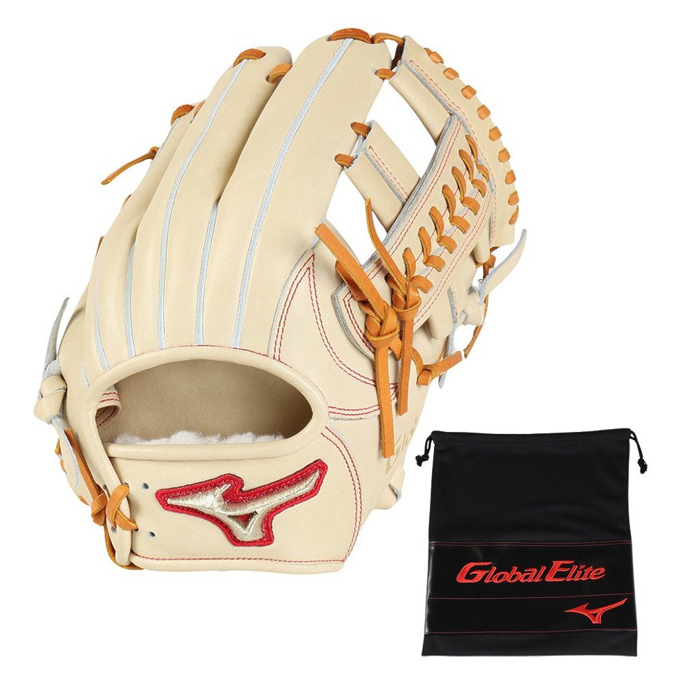 Global Elite G-1200 硬式グローブ ベージュ Global Elite G-1200 硬式