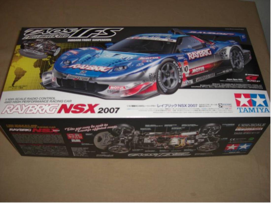 58398: Raybrig NSX 2007 from Dazza1 showroom, First one on Tamiya