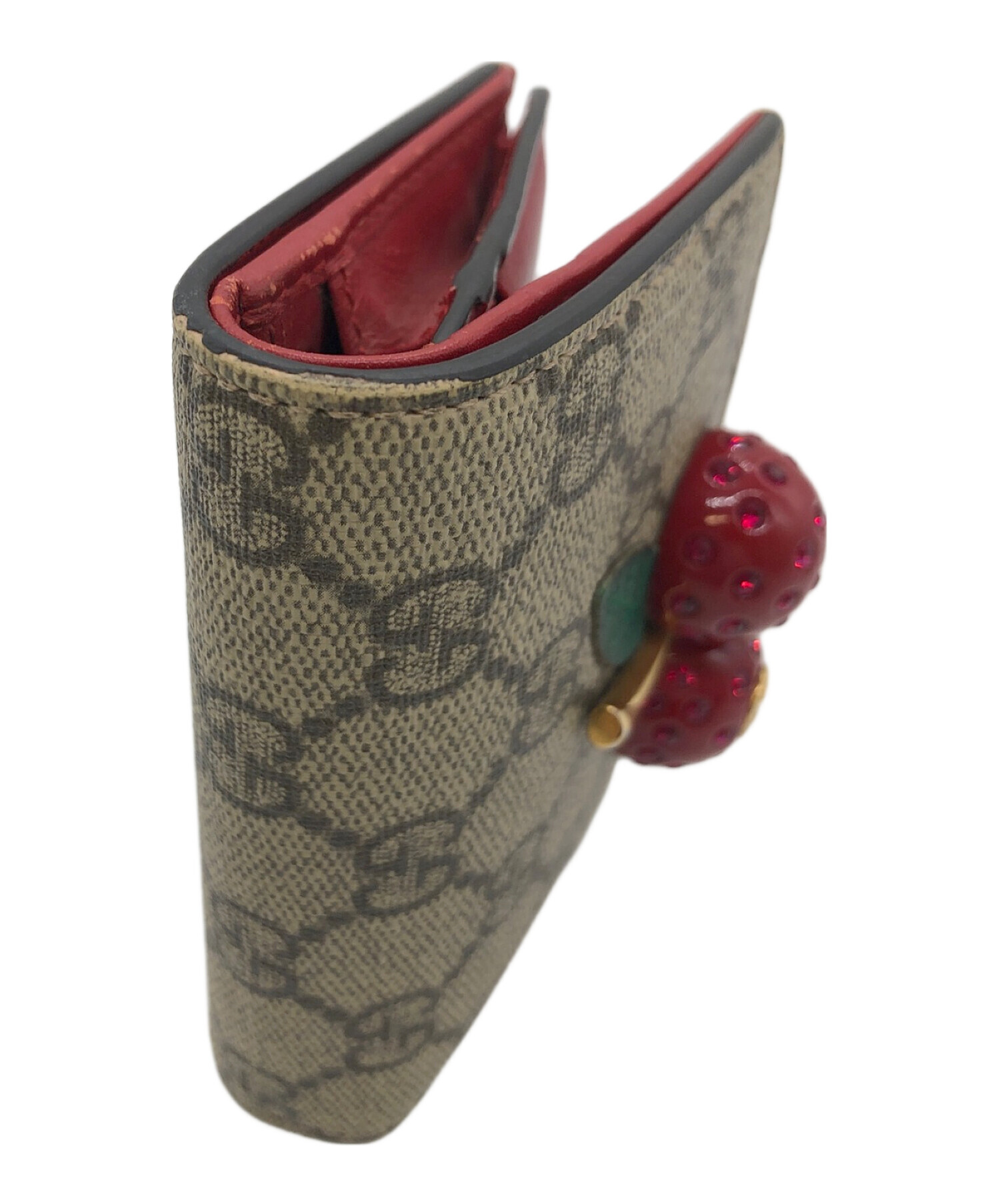 中古・古着通販】GUCCI (グッチ) チェリー(さくらんぼ) 付き GG