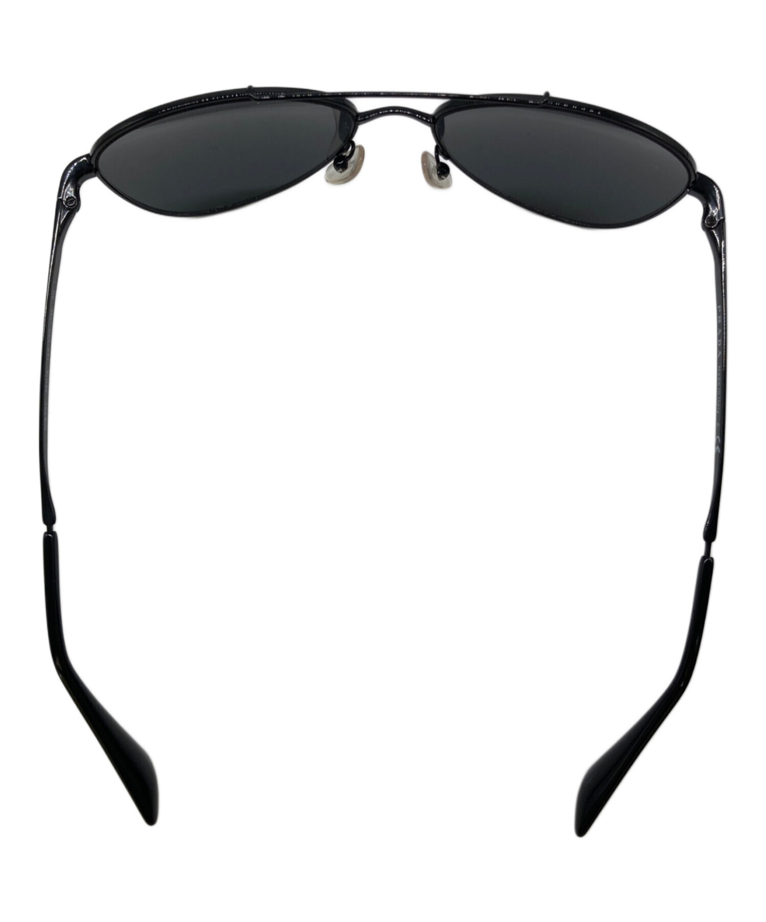 中古・古着通販】PRADA (プラダ) ティアドロップサングラス ブラック