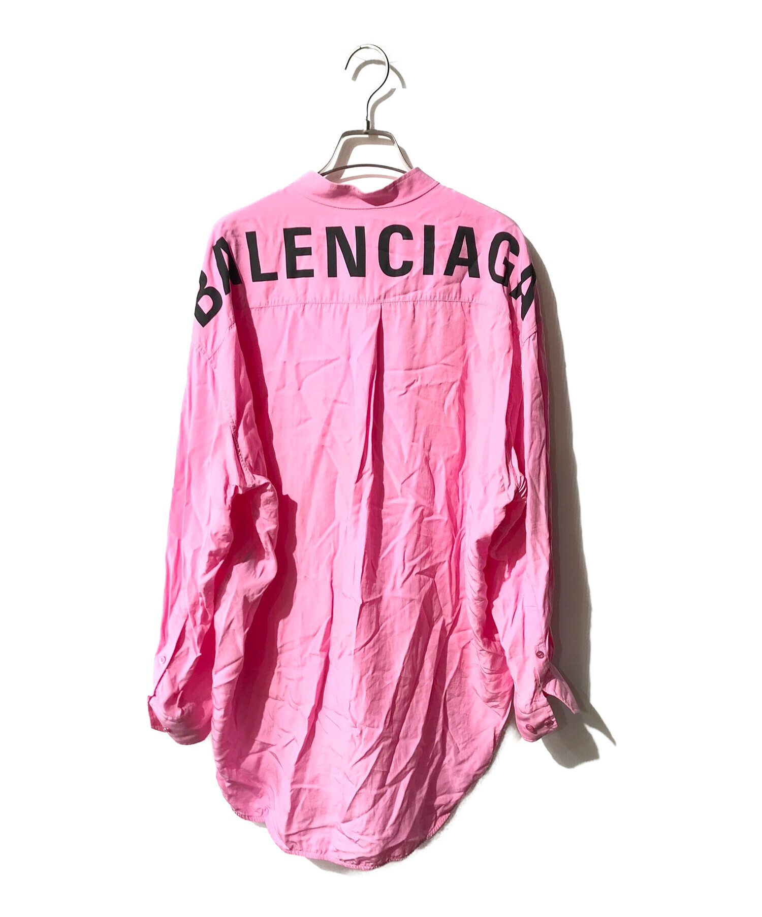 balenciaga ピンク 長袖シャツ PARIS 10 極美品バレンシアガシャツ
