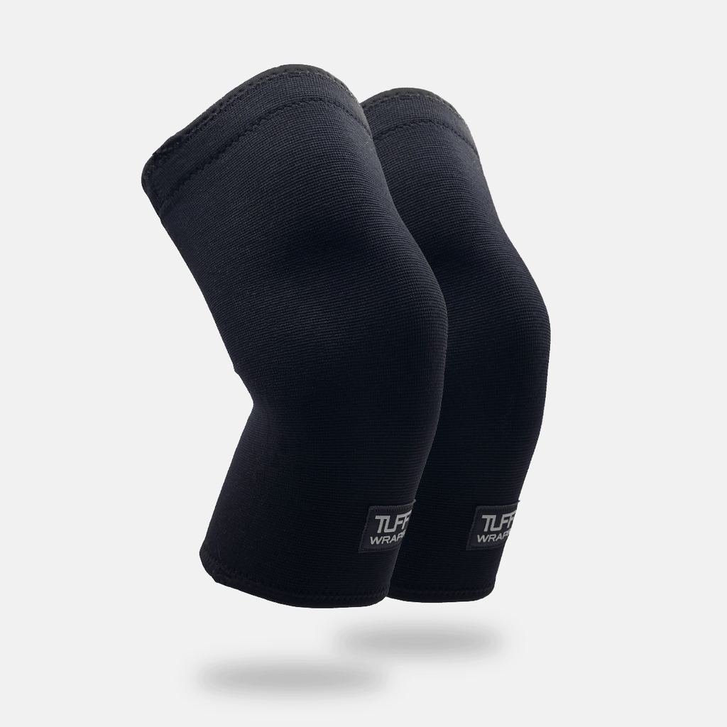 TUFF Double Ply Elbow Sleeves All Black - Powerlifting | CrossFit