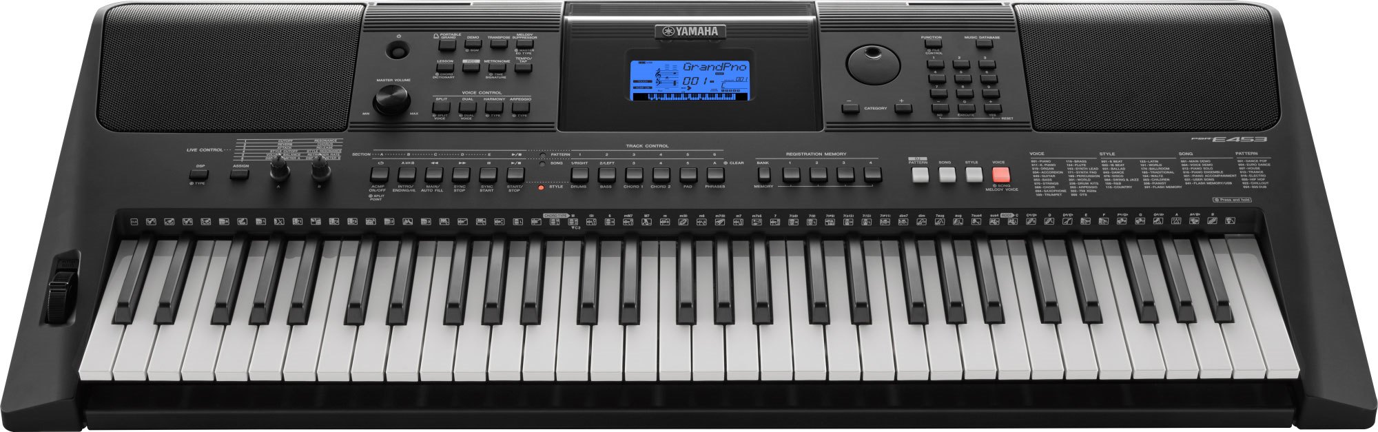 PSR-E453 - Overview - Portable Keyboards - Keyboard Instruments