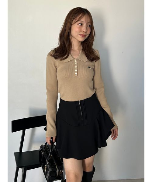 SNIDEL（スナイデル） パンツ レイヤードフリルミニスカショーパン