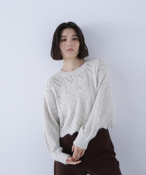 NATURAL BEAUTY BASIC（ナチュラルビューティーベーシック） ニット