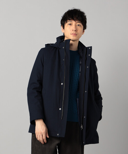 COMME CA MEN（コムサメン） コート ジャケット 「3WAY」ラミネート