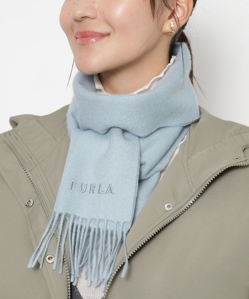 FURLA（フルラ） マフラー ストール カシミヤ100% 洗える ”プチ