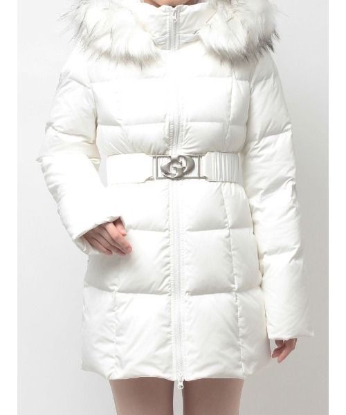 GYDA（ジェイダ） ダウンコート ダウンジャケット GDベルト付きロング