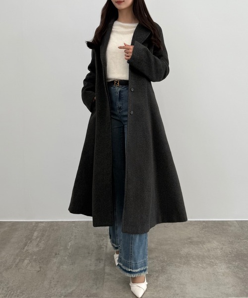 PLST（プラステ） チェスターコート L ネイビー レディース : ZOZOTOWN