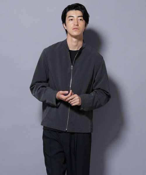 STUDIOUS（ステュディオス） ライダースジャケット 1 ブラック メンズ