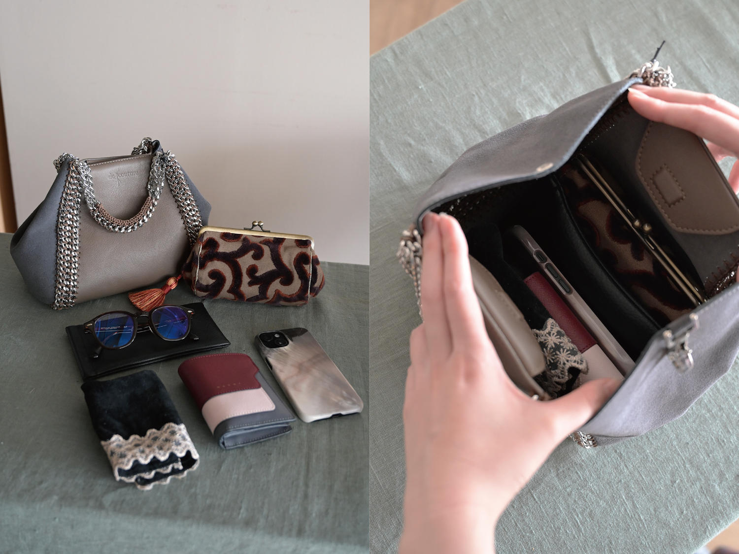 de couture デクチュール クロスボディーバッグ イタリア製 de couture