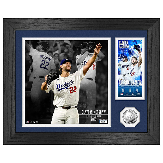 クレイトン カーショウモデル 海外取寄 MLB 3,000奪三振記念額入り