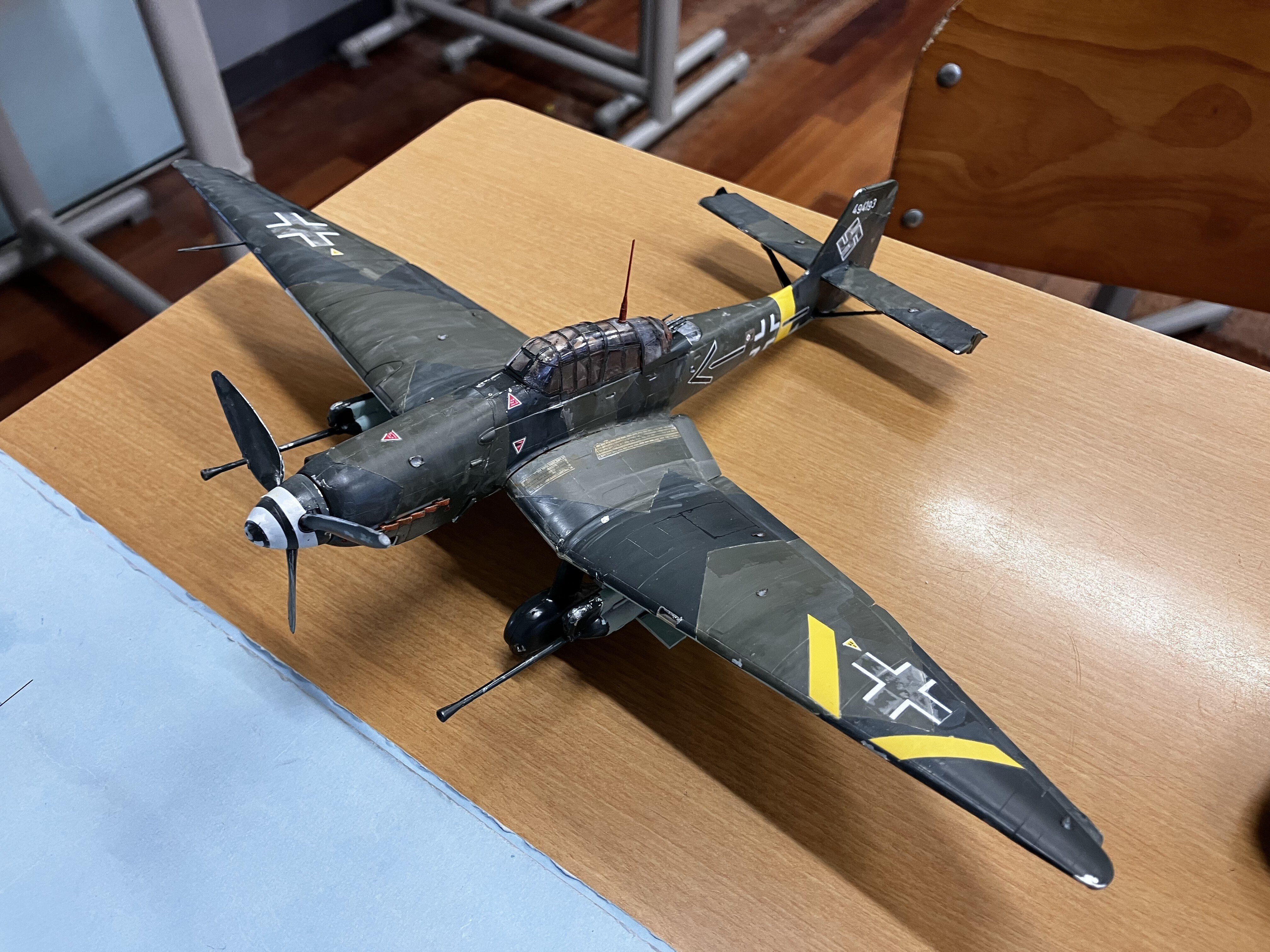 マギウス スツーカ ju87 タンクバスター リアルモーターライズ完成品