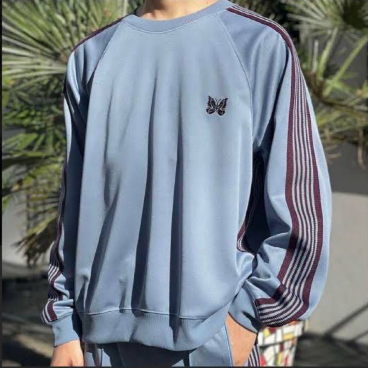 needles トラックジャケット サックスブルー Mサイズ