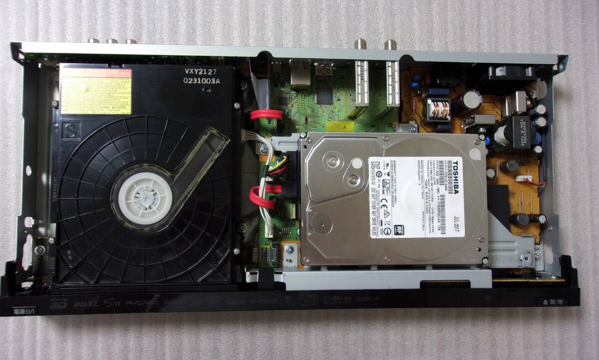 即日発送可 動作品（HDD 3TBに増量換装）Panasonic パナソニック