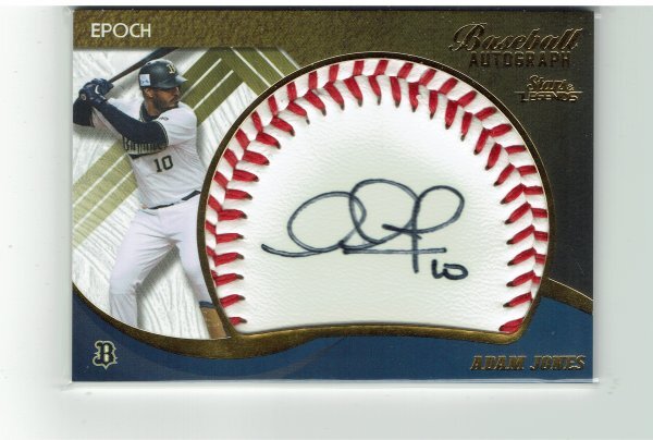 オリックスバファローズ アダムジョーンズ サインボールNPB2021日本