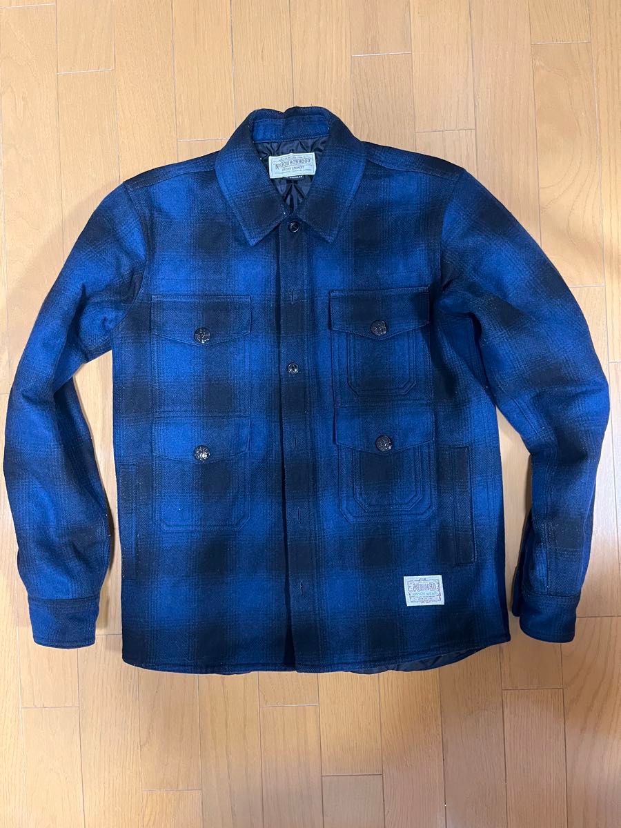 NEIGHBORHOOD ネイバーフッド オンブレチェックシャツジャケット S