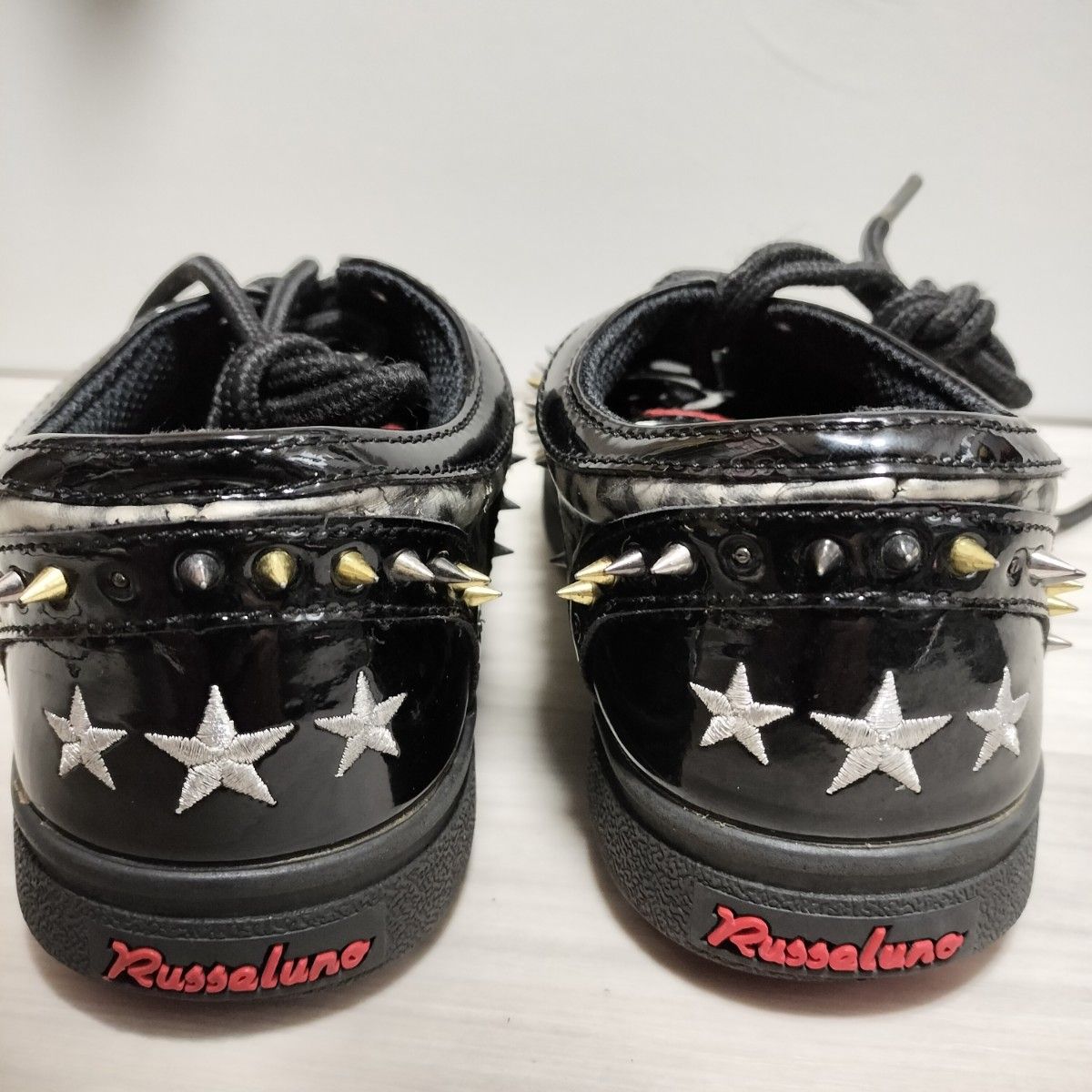 ラッセルノ ゴルフシューズ スタッズ トゲ Russeluno パンク系