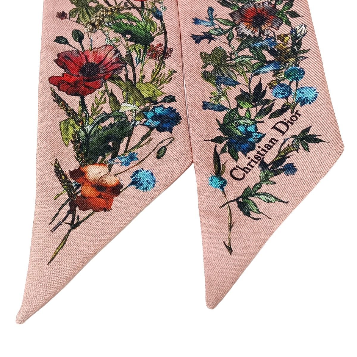 クリスチャンディオール ミッツァ ピンク 花柄 フラワーモチーフ